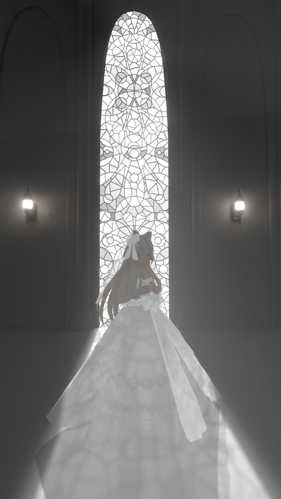 【アイルロース2用】ウェディングドレス