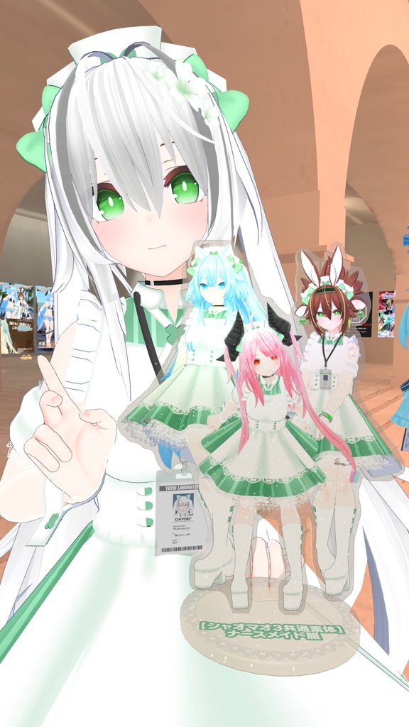 【シャオマオ3共通素体】ナースメイド服(PB対応/おまけ付き)