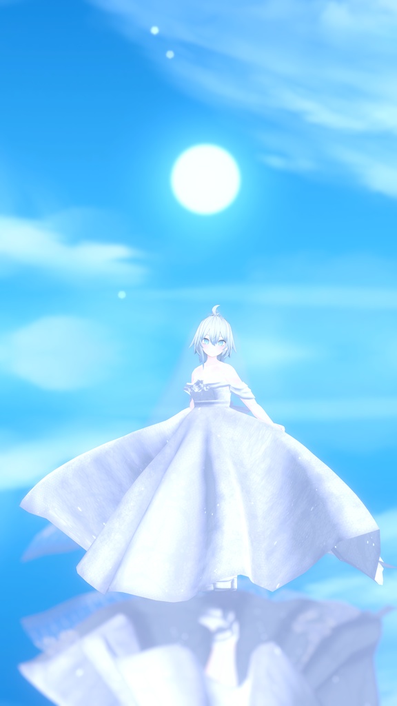 【シャオマオ3共通素体】ジューンブライドドレス(MA対応)