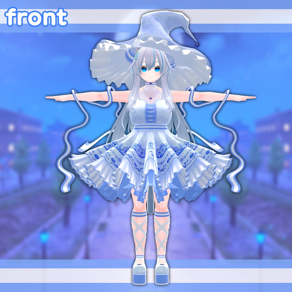 【アイルロース3用】ロイヤルブルーリボンウィッチ