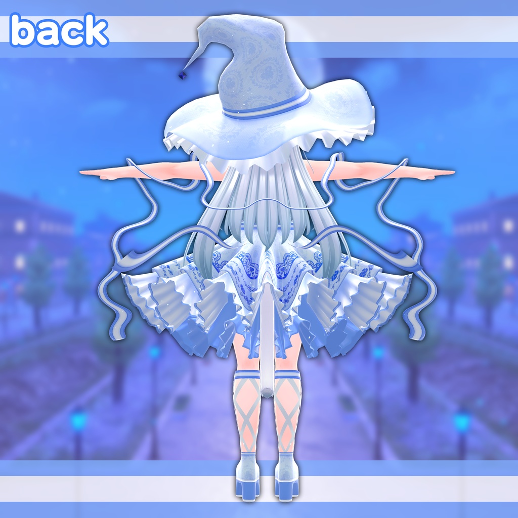 【アイルロース3用】ロイヤルブルーリボンウィッチ