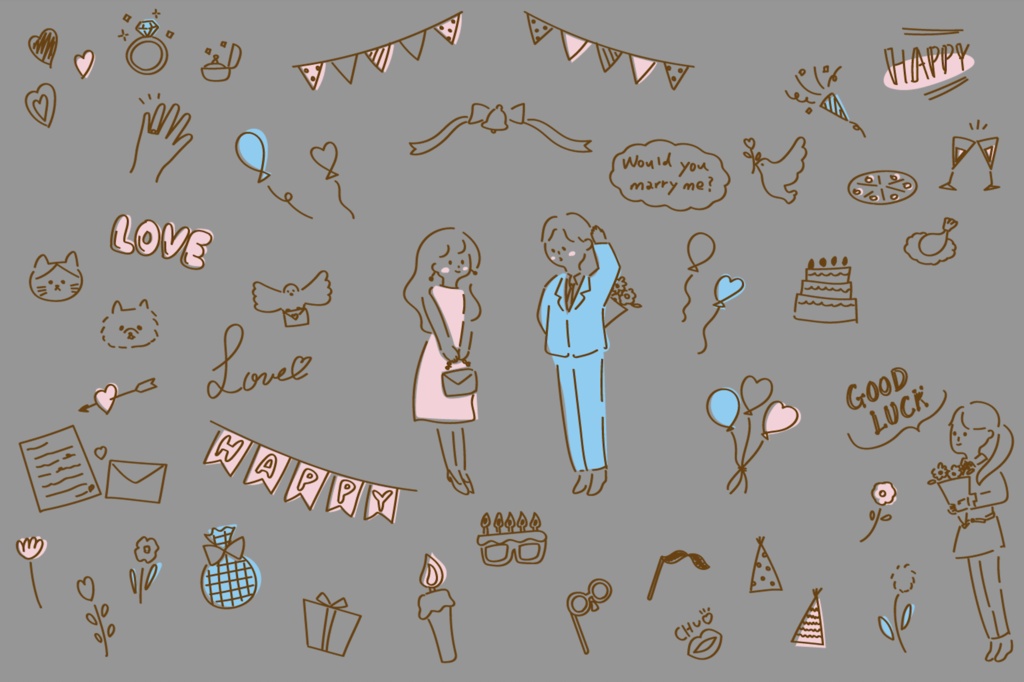 プロポーズ カップル デート パーティー