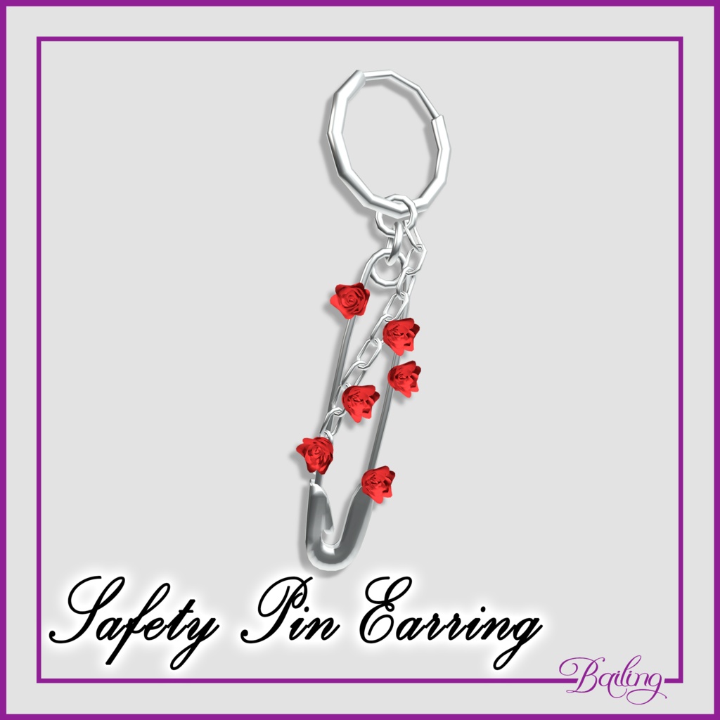Safety Pin Earring 安全ピンイヤリング
