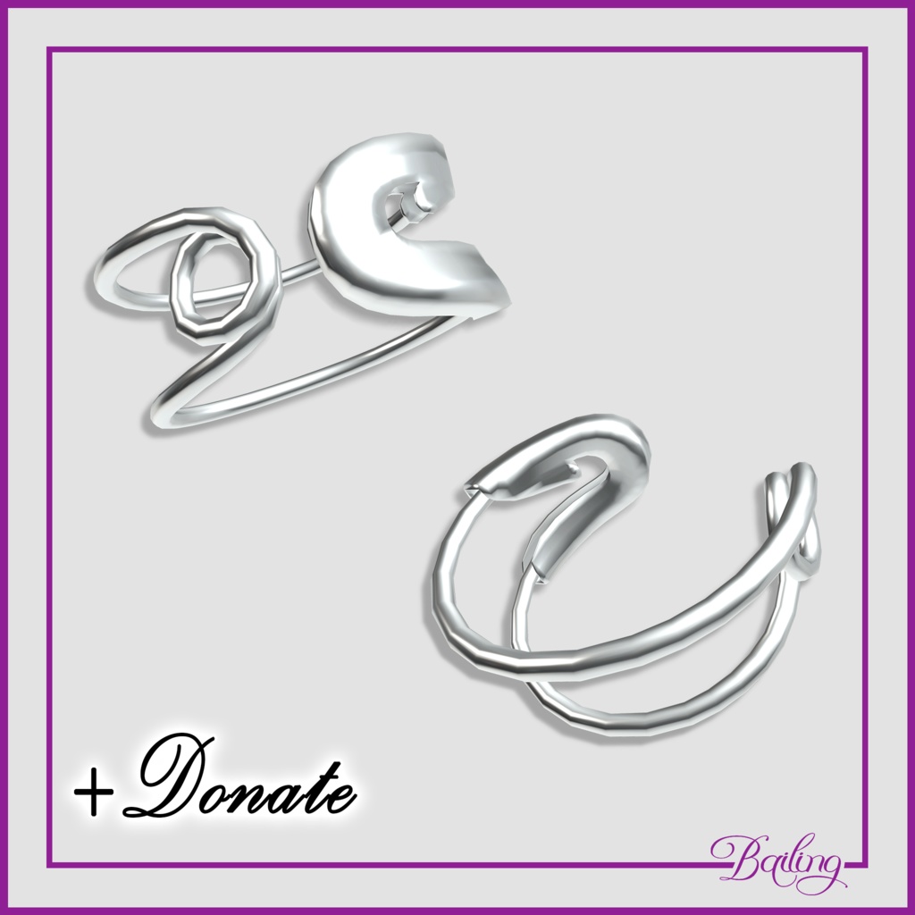 Safety Pin Earring 安全ピンイヤリング