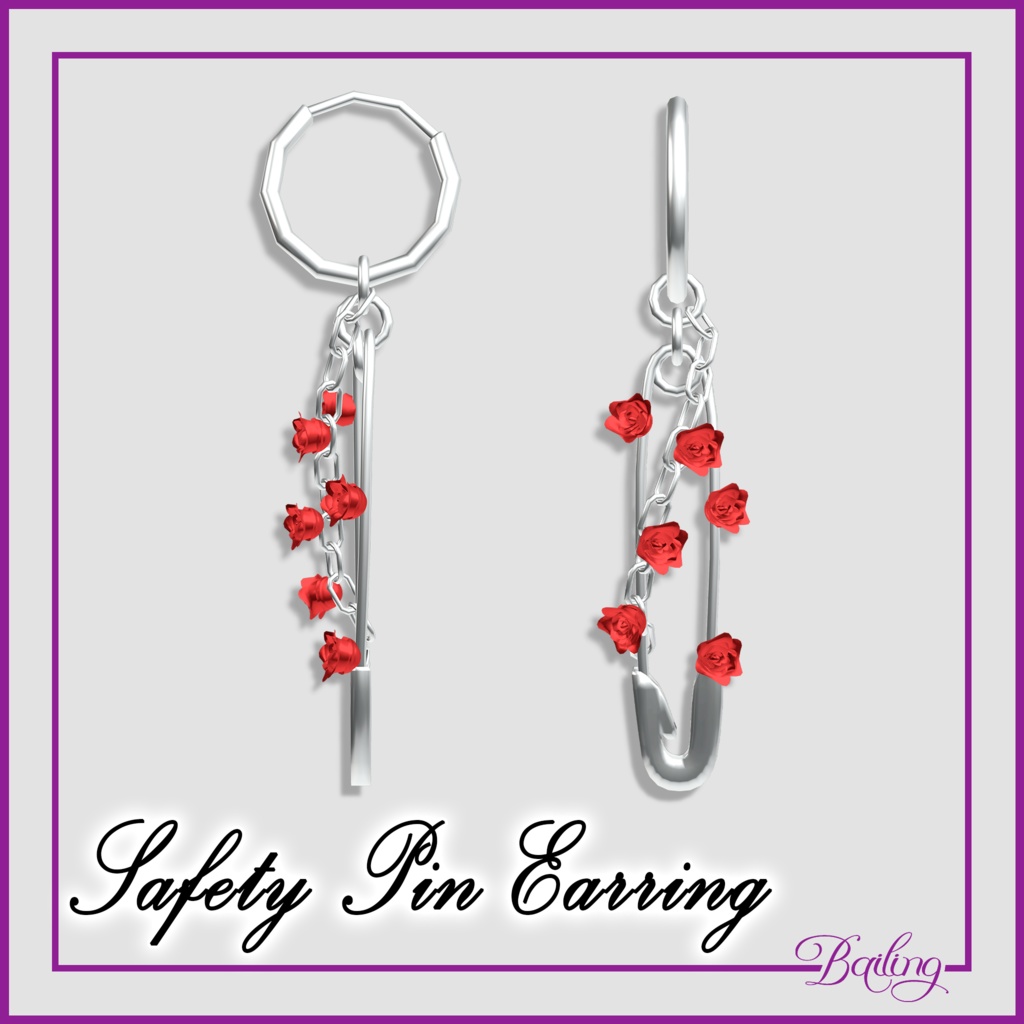 Safety Pin Earring 安全ピンイヤリング