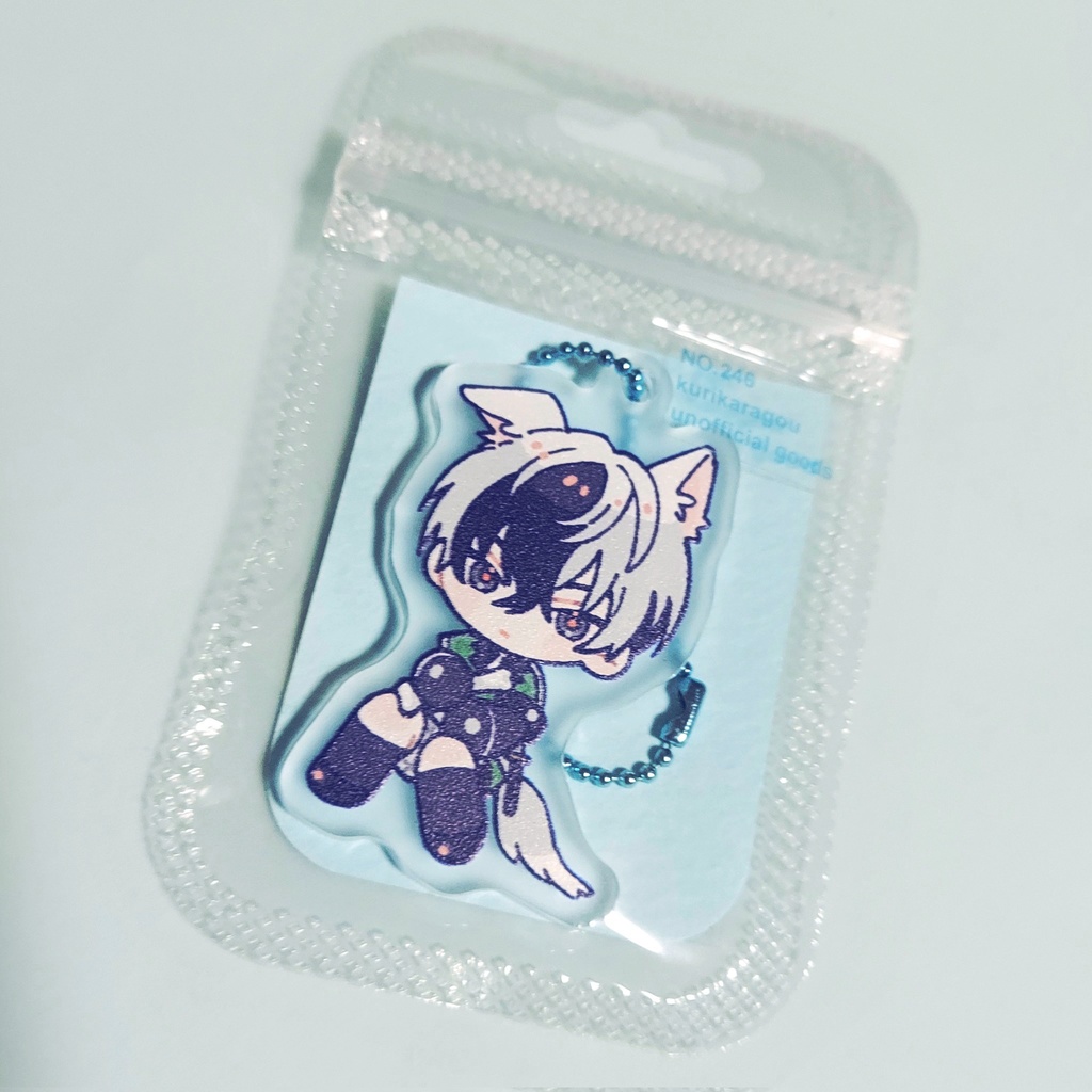 倶利伽羅江わんわんアクキー