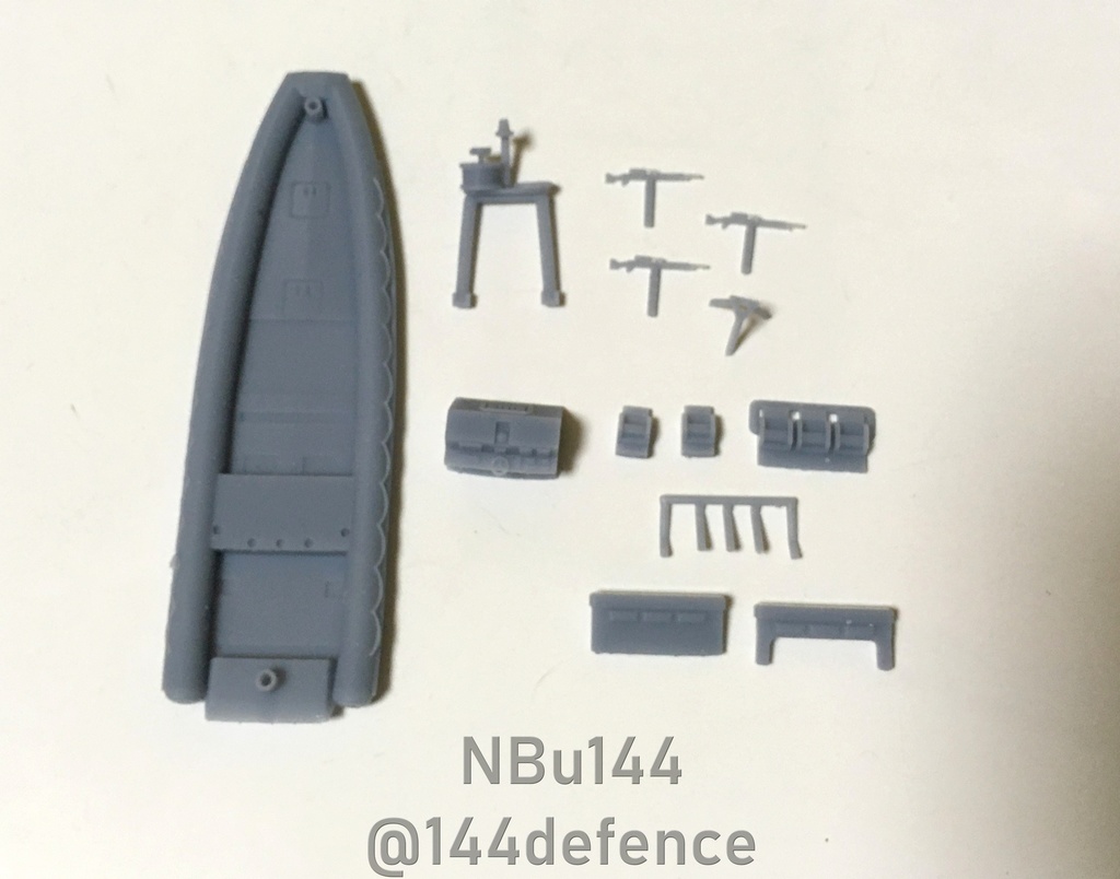 【アメリカ軍】11m級複合艇(喫水線モデル)