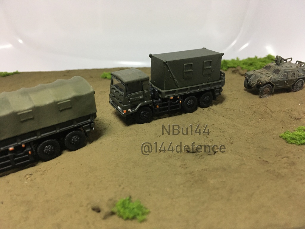 【1/144 陸上自衛隊】3 1/2tトラック用シェルター(A)