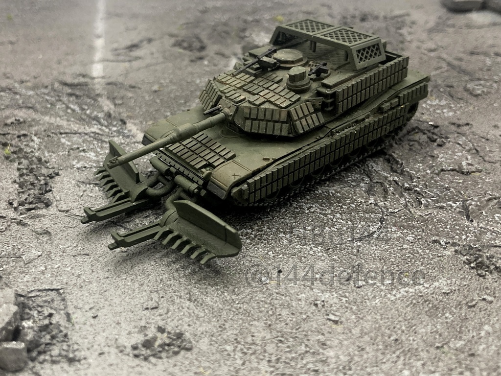 【1/144 アメリカ陸軍】M1エイブラムス用マインプラウ