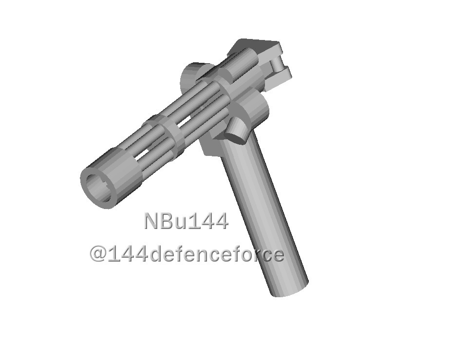 【1/144】M134ミニガン ×3