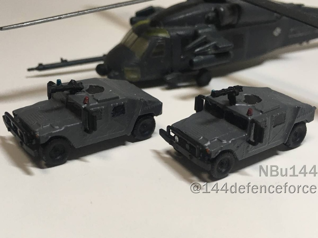 【1/144】M134ミニガン ×3