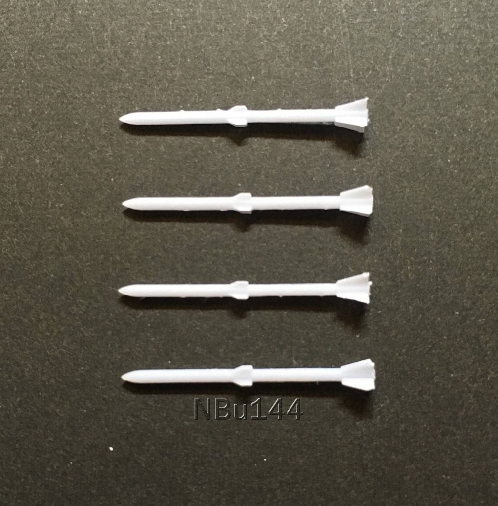 【1/144　航空自衛隊機】99式空対空誘導弾（AAM-4)　４発セット