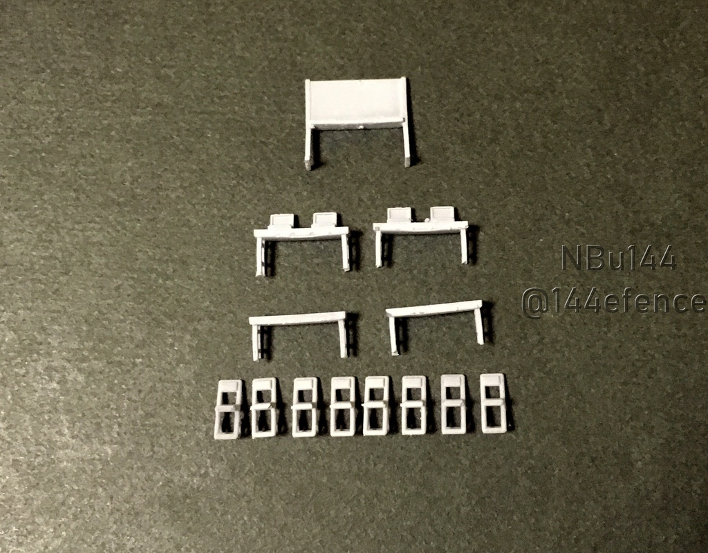【1/144 Nゲージ】事務セット
