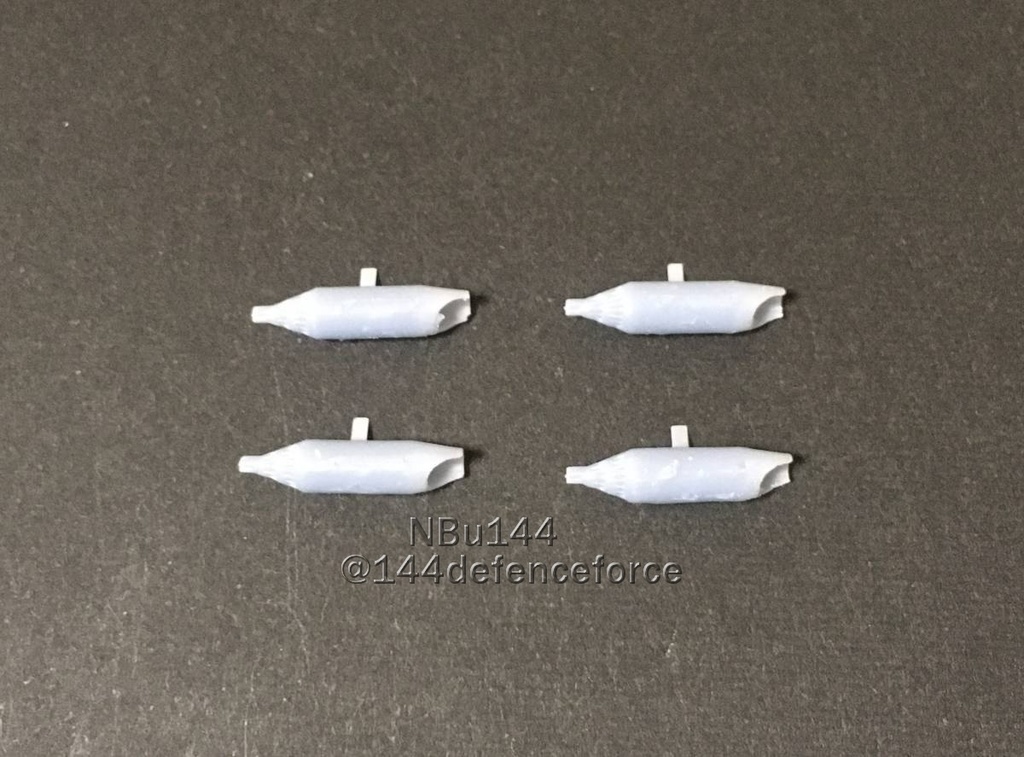 【1/144　ロシア機向け】UB-32ロケットポッド(B)　4発セット