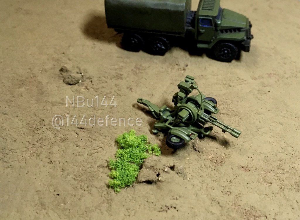 【1/144 ロシア軍】Zu-23-2対空機銃