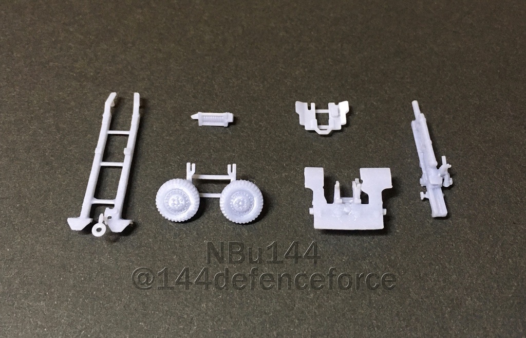 【1/144 陸上自衛隊・アメリカ軍】105mmりゅう弾砲M2A1