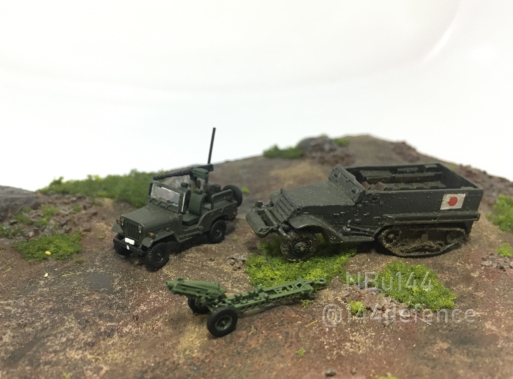 【1/144 陸上自衛隊 アメリカ陸軍】M1A1 75mm