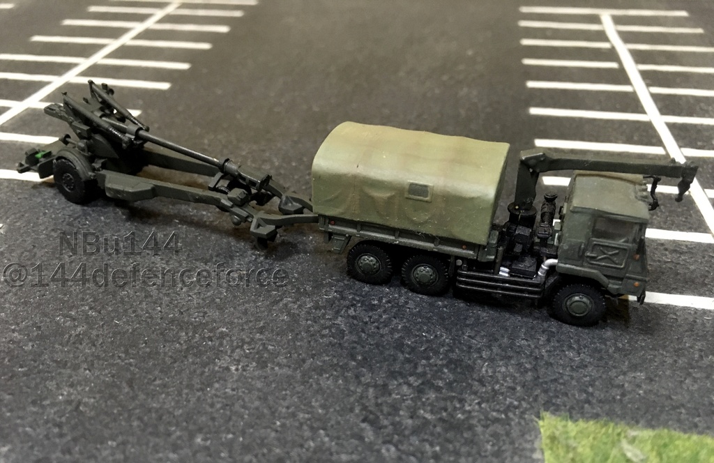 【1/144 陸上自衛隊】FH-70 155mmりゅう弾砲(移動形態)