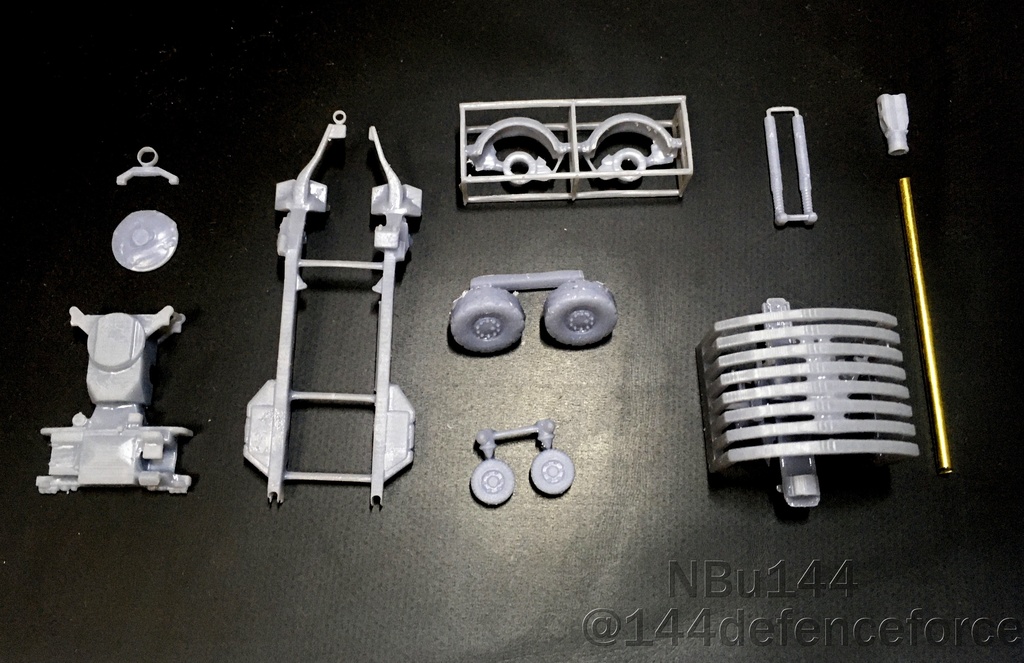 【1/144 陸上自衛隊】FH-70 155mmりゅう弾砲(移動形態)
