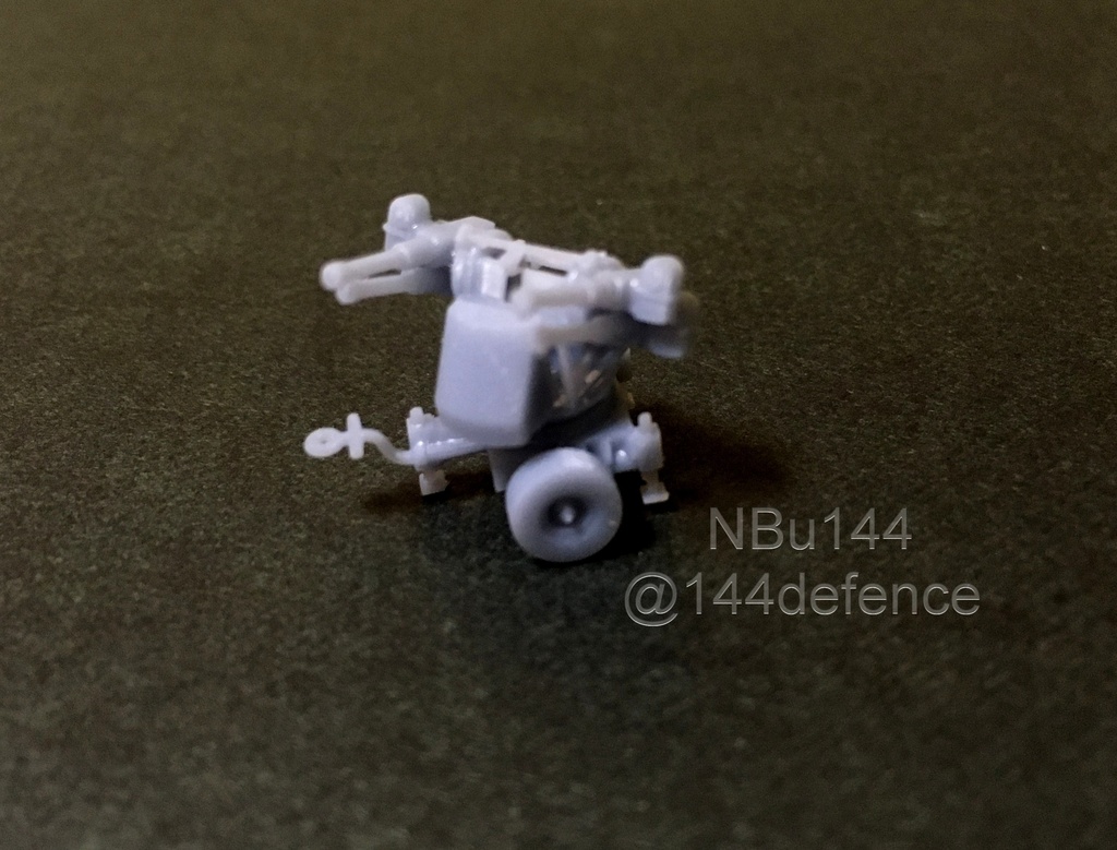 【1/144 アメリカ軍、自衛隊】M55四連装対空機銃トレーラー