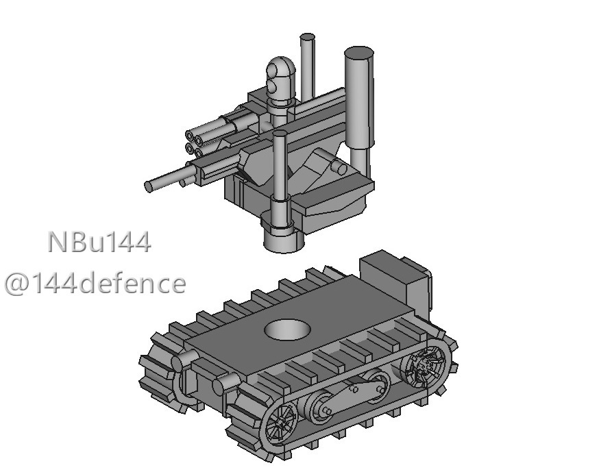 【1/144 アメリカ軍】MAARS無人戦闘車 2個セット