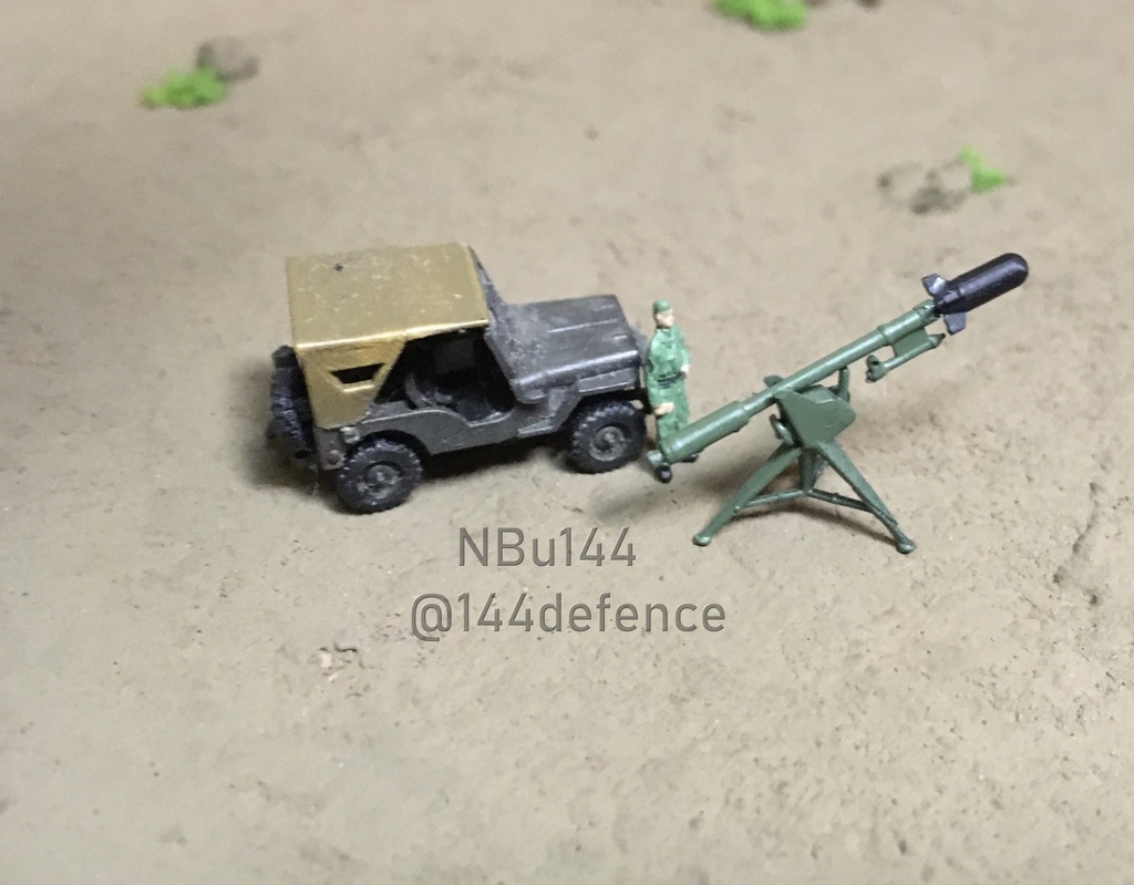 【1/144 アメリカ軍】デイビークロケット戦術核兵器