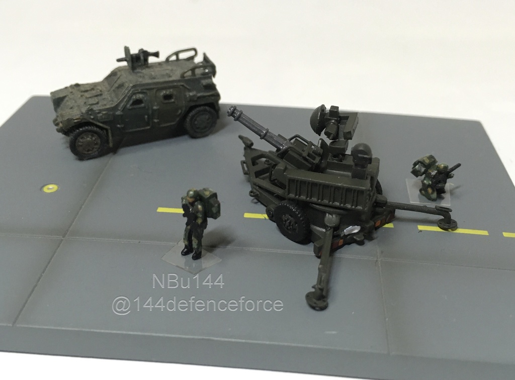 【1/144 航空自衛隊】VADS対空機関砲