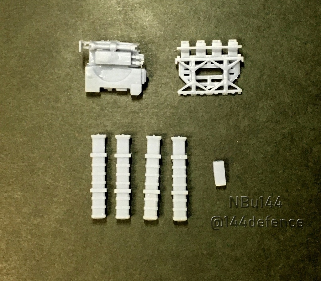 【1/144 陸上自衛隊】11式短距離地対空誘導弾 発射装置オプションキット