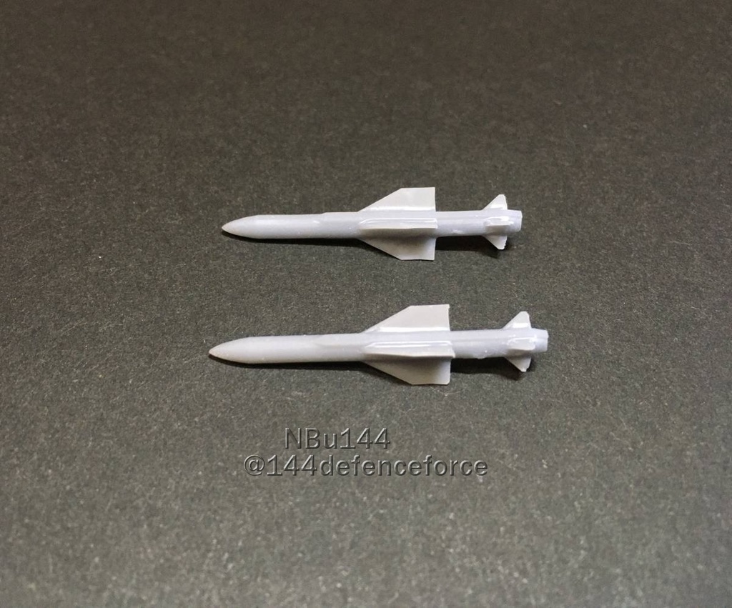 【1/144　ロシア機向け】対レーダーミサイルKh-58　2発セット