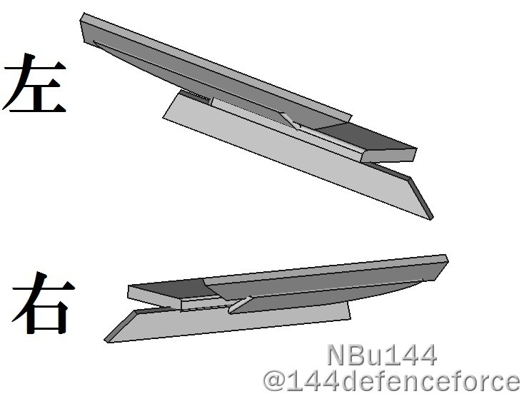 【1/144 F-8クルセイダー向け】ズーニーロケット弾二連ランチャー(二連装パイロン付き) 2セット