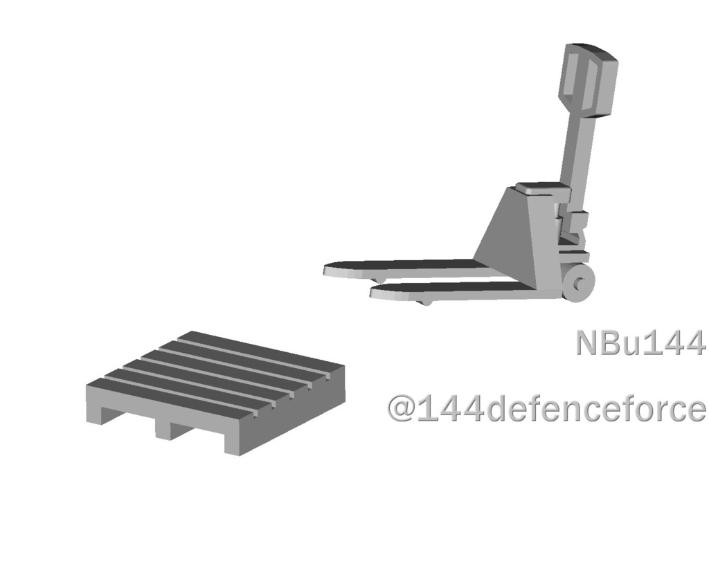 【1/144・Nゲージ】ハンドリフトセット