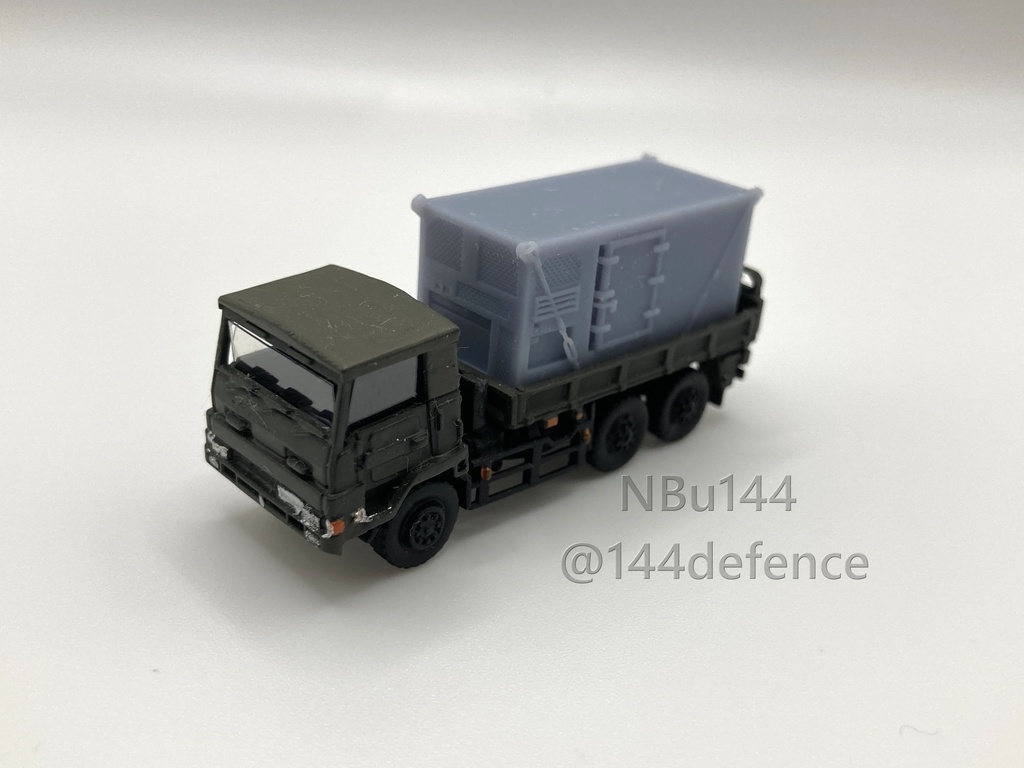 【1/144　陸上自衛隊】3 1/2tトラック用冷蔵・冷凍シェルタ
