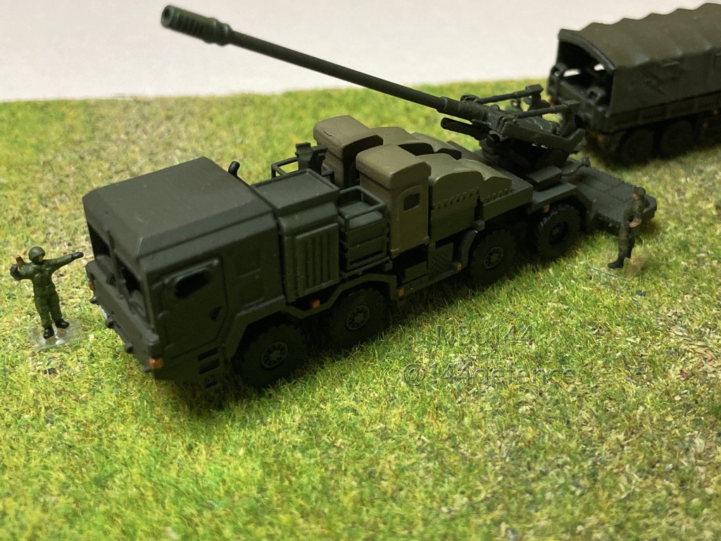 【1/144 陸上自衛隊】19式装輪自走155mmりゅう弾砲