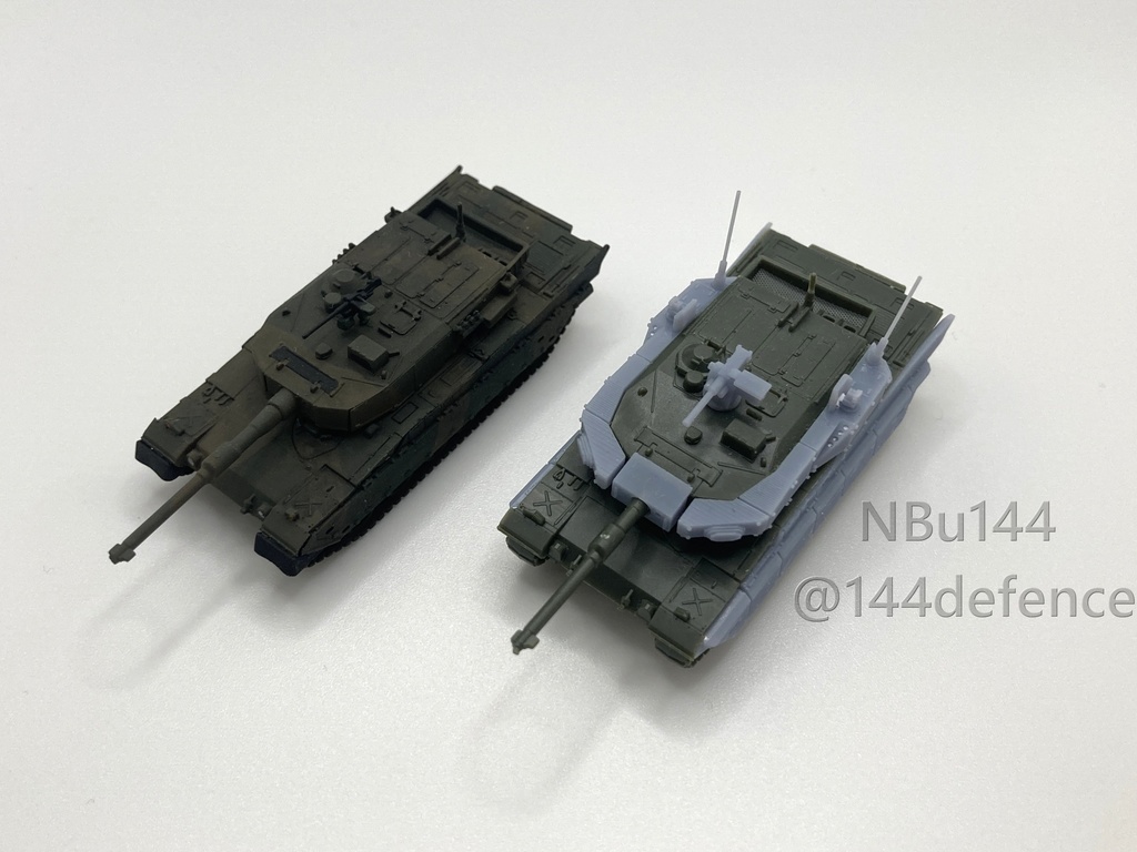 【1/144 陸上自衛隊】90式戦車アクティブ防御改修キット