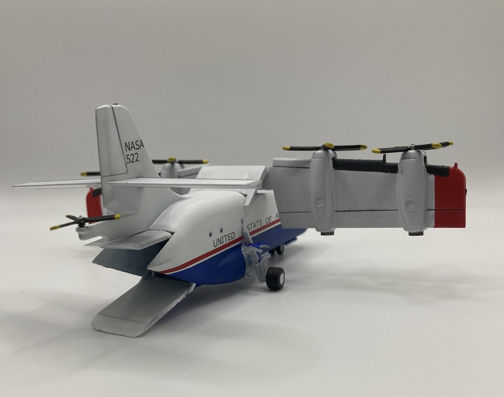 【1/144 アメリカ軍】XC-142ティルトウィング輸送機