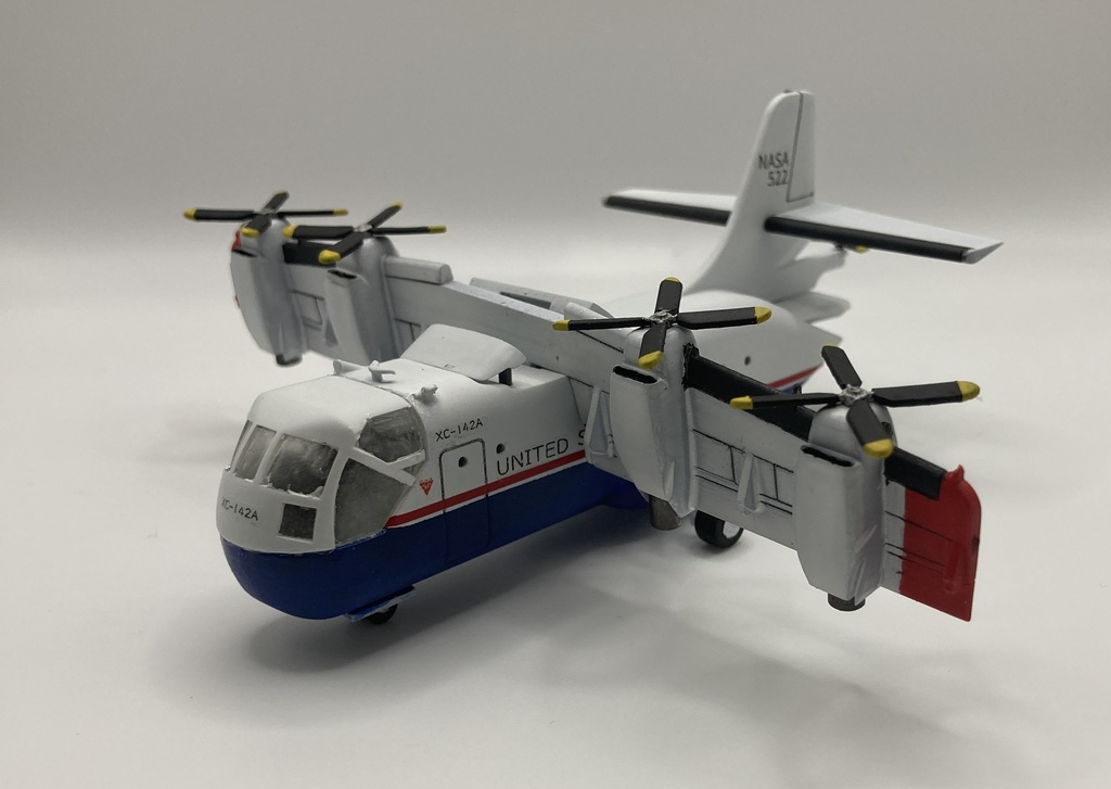 【1/144 アメリカ軍】XC-142ティルトウィング輸送機