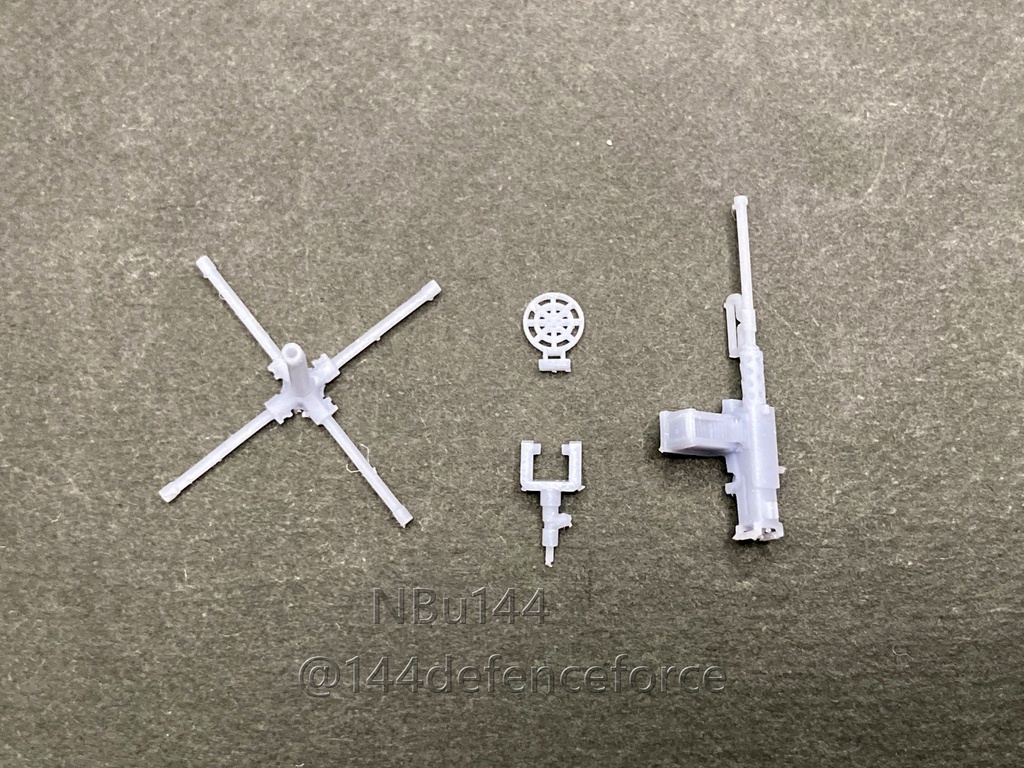 【1/72 陸上自衛隊・アメリカ軍】ブローニング重機関銃対空銃架付き