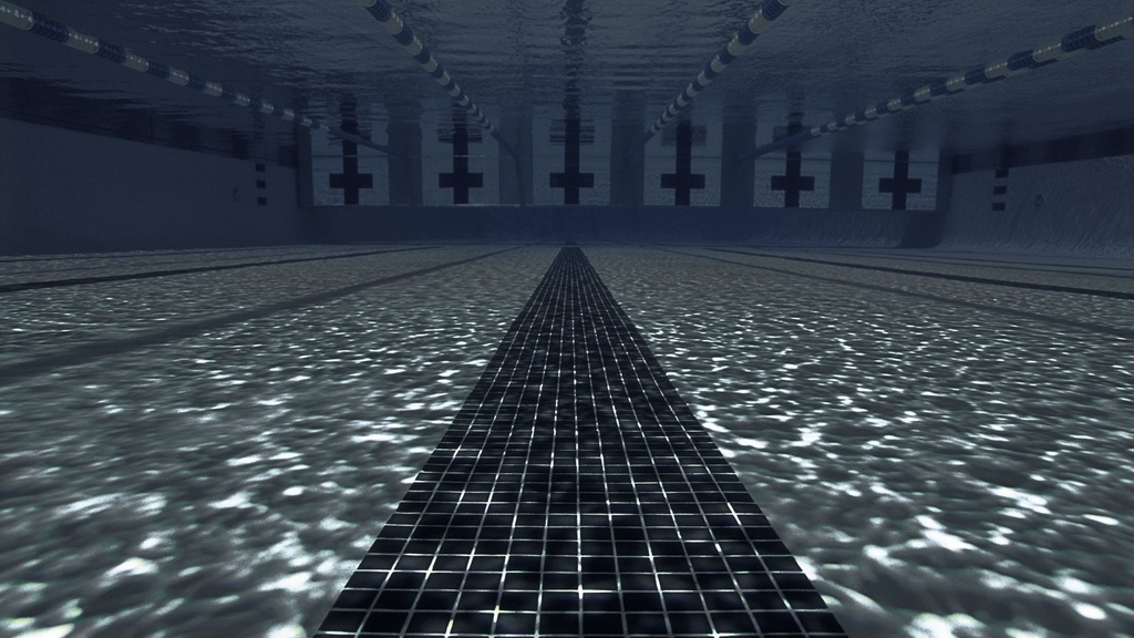 Deep Night Indoor Pool Ambient（WAV+MP3）