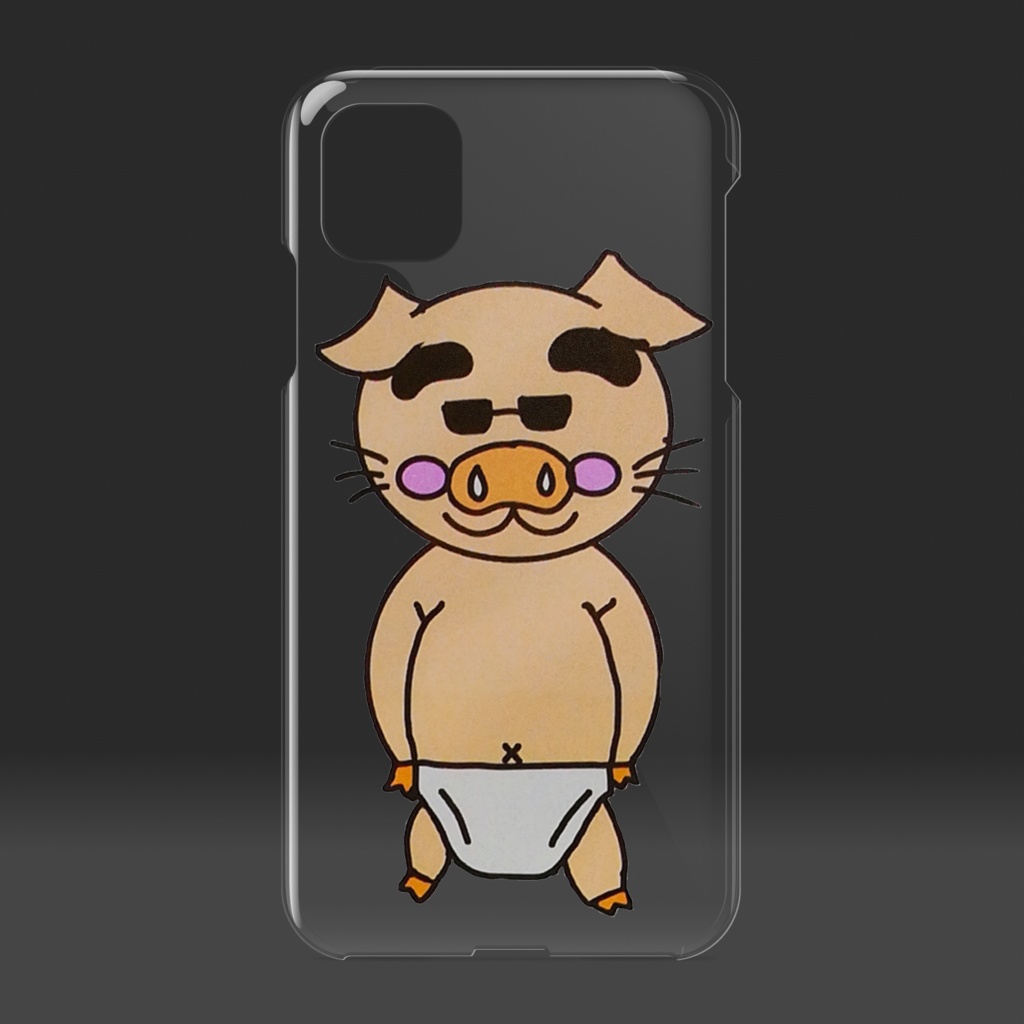 ネコブタ【iPhoneケース】No.5