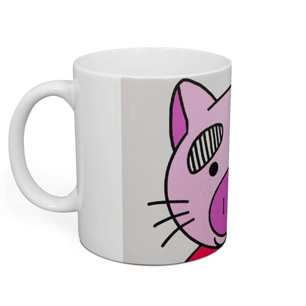 ブタネコマグカップ No.1