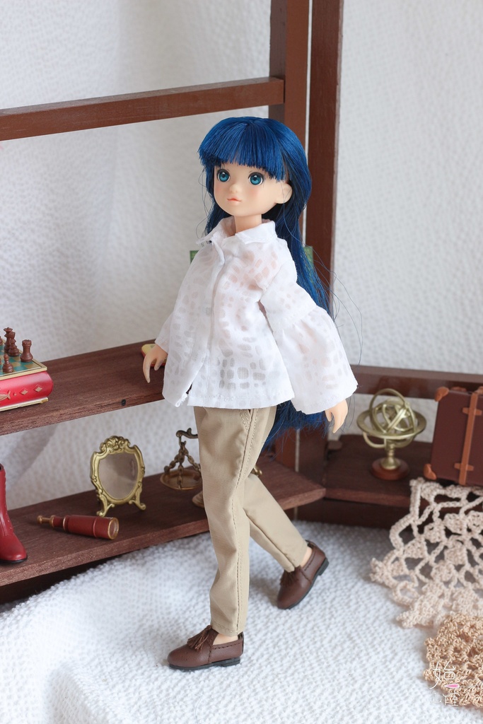 【半透明のドットシャツ/ピュアニーモ AZONE Pureneemo xs/ruruko】