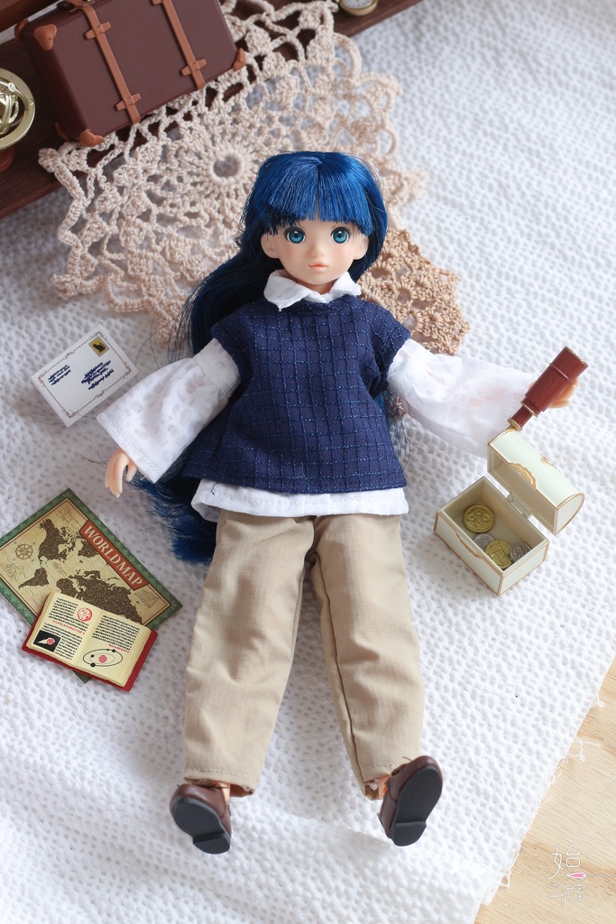 【テーパードパンツ-2 colors/ピュアニーモ AZONE Pureneemo xs/ruruko】