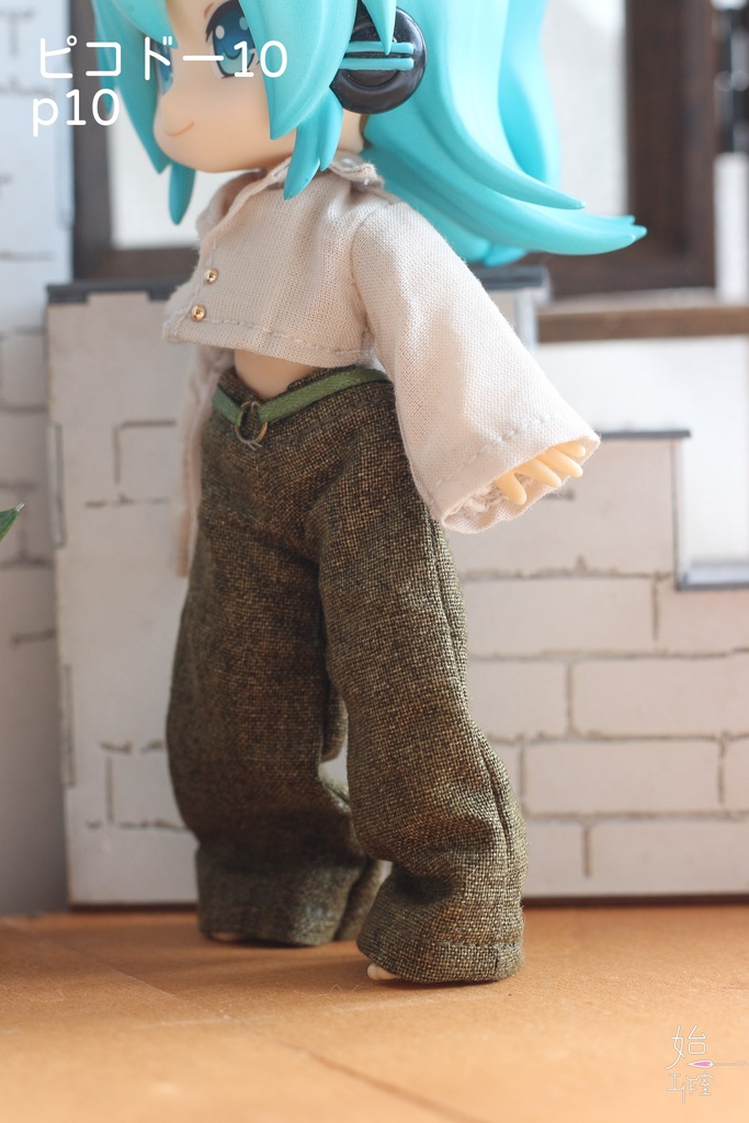 【ワイドパンツ-3 size/オビツ11,ピコドー9/ピコドー10,UFdoll/ワンダーフロッグ】