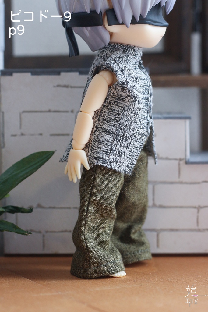 【ワイドパンツ-3 size/オビツ11,ピコドー9/ピコドー10,UFdoll/ワンダーフロッグ】