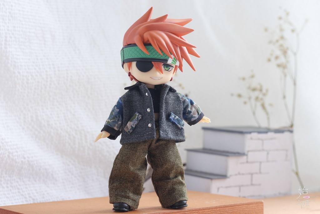 【花柄切り替えジャケット-2 colors/オビツ11,ピコドー9,ピコドー10】