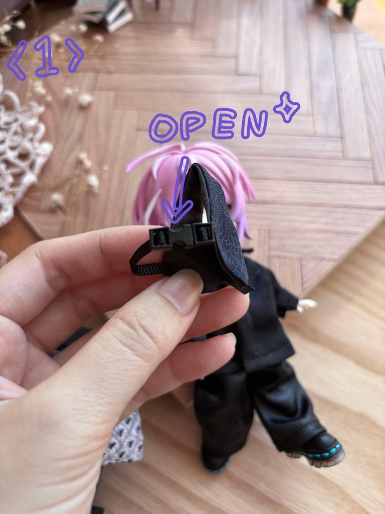 【アシンメトリーベスト 3colors/オビツ11,ピコドー9,ピコドー10】