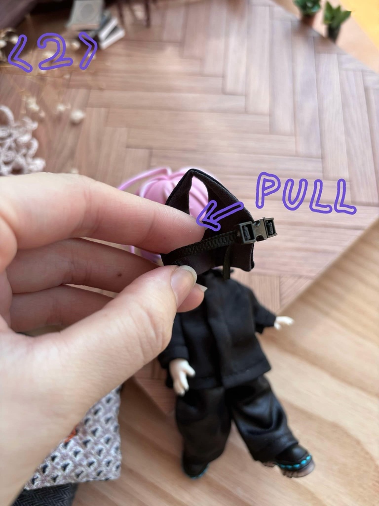 【アシンメトリーベスト 3colors/オビツ11,ピコドー9,ピコドー10】