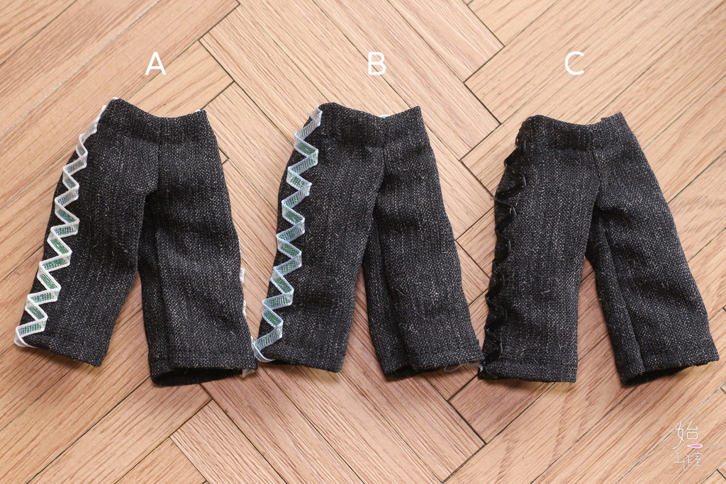 【雷ラインパンツ(3 colors)/オビツ11服】