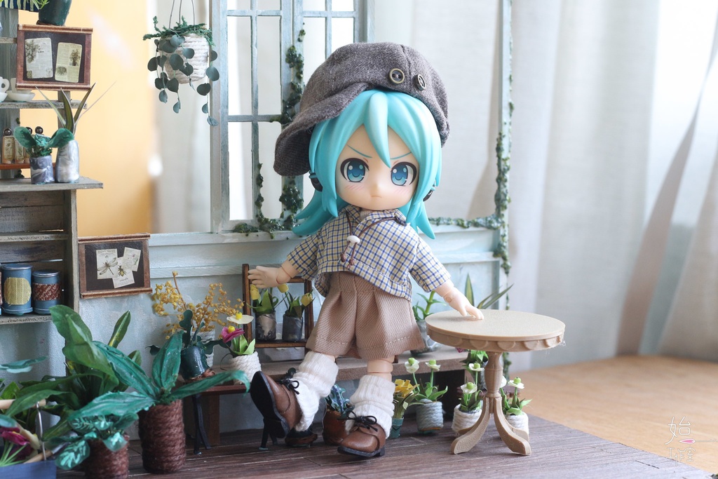 【チェック開襟ショートシャツ-2 colors/オビツ11,ピコドー10】