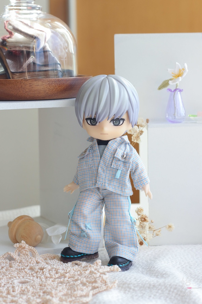 【チェック柄ダブルポケットシャツ(2 colors)/オビツ11,ピコドー10】